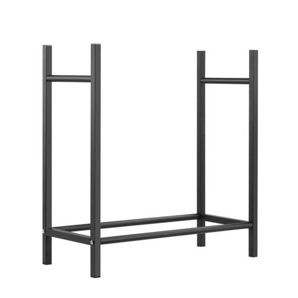 Ebern Designs Myleisha Heavy Duty Metal Firewood Log Rack Wood Storage